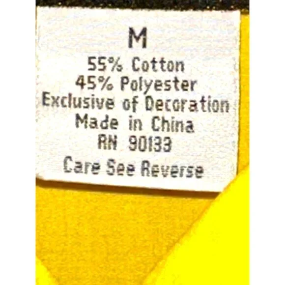 Bob Mackie Wearable Art Yellow Embroidered Shirt Vintage Button Down Retro Chic - Picture 8 of 11